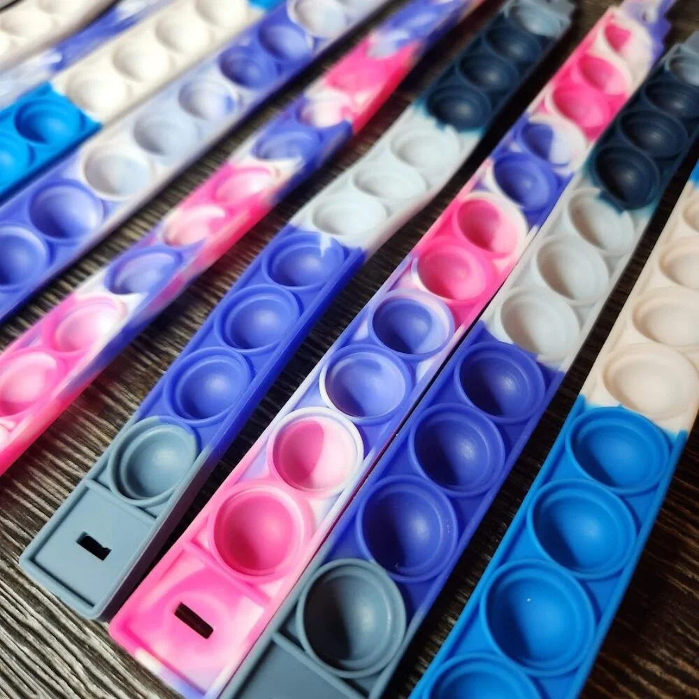 NEW 10 Pack Fidget Toy Bracelet Pop Toy Bracelets Party Favors Gifts Stocking St